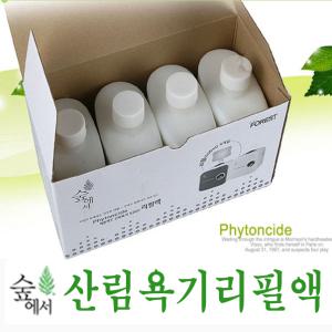 숲에서 산림욕기 편백나무리필액(600ml*4ea)피톤치드