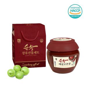 전통 순창 매실 고추장 2kg 가정용 선물세트