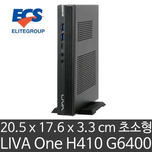 ECS LIVA One H410 G6400 90W (삼성 8GB 램/128GB M.2 NVMe SSD) Wi-Fi/블루투스/COM포트/DP2개 미니PC