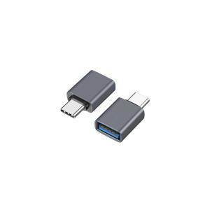 메탈 알루미늄 USB-A to USB C타입 USB 3.2 10Gbps Type-C 변환젠더1P