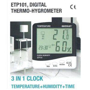 [제이큐]온습도계 알람기능 10~50도 탁상용 벽걸이 ETP-101 -10~50도