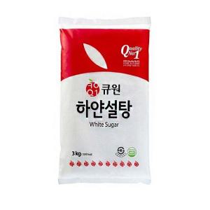 큐원 하얀설탕 3kg 2개