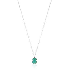 [TOUS]실버 뉴 컬러 네크리스 위드 아마조나이트/ Silver New Color Necklace/ 목걸이/ 615434510