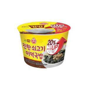 오뚜기 컵밥 진한쇠고기미역국밥 314g x 12 무