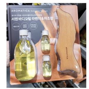 아로마티카 바디오일 세트 오일360ml+괄사