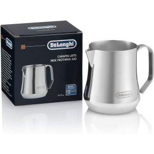 드롱기 De'Longhi 우유 거품 피처 스테인리스 스틸 500ml 바리스타 툴 에스프레소 머신 커피 카푸치노 라떼