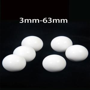 PTFE 공 흰색 고체 플라스틱 F4 볼 롤링 구슬 Diameter3mm-63mm 전기 절연 베어링 씰링 내식성