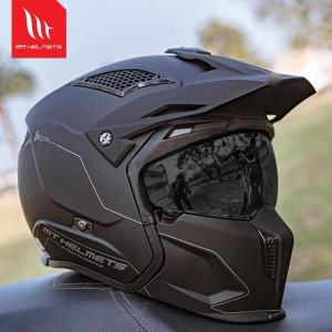 MT 스트리트파이터 SV 모듈러 오프로드 헬멧, 고품질 모토크로스 레이싱 하프 오픈 풀 페이스, Casco Moto