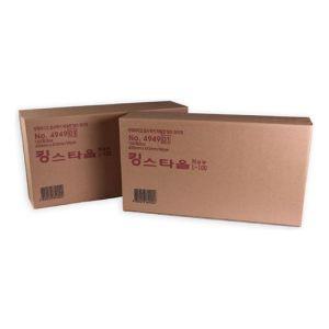 킹스타올 494901 4겹 와이퍼 대형 100매 415X430mm 산업용흡착포 가성비갑 강한흡수력 페이퍼타올 작업휴지 건티슈 기름 그리스제거 보루 산업용휴지 기름제거 흡착