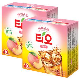 티오 아이스티 복숭아40T x2개입 총 80T