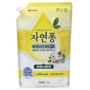 자연퐁 베이킹소다 3X 리필 레몬 (1L)