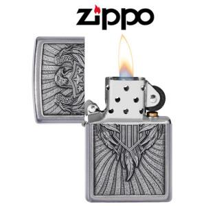 M- USA 정품 지포 라이터 49450 독수리 방패 엠블렘 ZIPPO 49450 Eagle Shield Emblem Design 한강