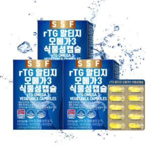 순수식품 rTG 알티지 오메가3 1000mg x 60캡슐 3박스_MC