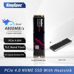 KingSpec 노트북용 SSD NVME PCIe 4.0, 익스프레스 내장 솔리드 스테이트 드라이브, Gen4 하드 디스크, 512