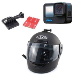 GOPRO 안전모 11 고프로 호환 액션캠 곡면 블랙 헬멧 (WD83E6B)