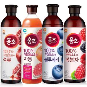 청정원 홍초 900ml 석류1+자몽1+복분자1+블루베리1