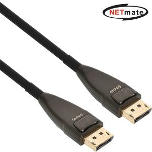 NETmate NM-FD100 8K 60Hz Hybrid 광 DisplayPort 1.4 Active 케이블(무전원) 100m