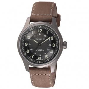 TITANIUM 10 42MM Watch H70545550 [] [해밀턴] 시계 카키 필드 블랙 다이얼 티타늄 사