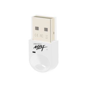 엠비에프 USB 블루투스 동글 5.3 화이트 MBF-BT53WH선없는동글 USB동글 화이트동