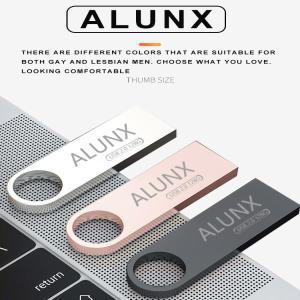 ALUNX 100% 정품 USB 플래시 드라이브, 128Gb 메모리 스틱, 4 금속 펜