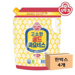 [오뚜기] 골드마요네즈(팩) 3.2kg x 4개 1박스