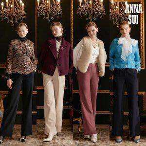 497917 (ANNA SUI) 와이드 캐시미어 울 블랜딩 팬츠 1종