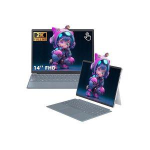 비적용 Win 11 Pro/MS 오피스 2019 2 in 1 LAPTOP 랩탑 노트북 태블릿 14 Inch 16G+1TB SSD 솔리드 스