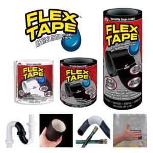 FLEX TAPE 홈쇼핑 초강력 방수 테이프 파이프 누수 방지 밴드 보수 플렉스