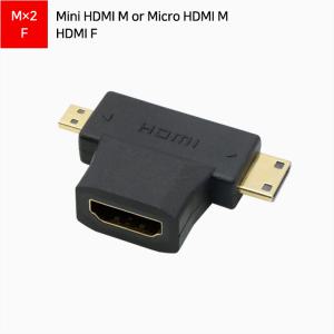 HDMI to MINI or MICRO HDMI 젠더 ML-H013