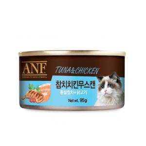 ANF 고양이캔 참치치킨무스95g x24개 (1박스) 고양이간식