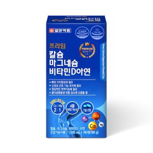 일양약품 칼슘 마그네슘 비타민D 아연 180정 / 3개월분 칼마디 해조 뼈건강 치아건강 