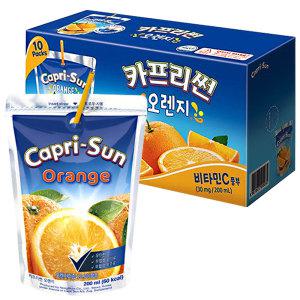 카프리썬 오렌지 200ml x 10팩 / 과일주스 음료수