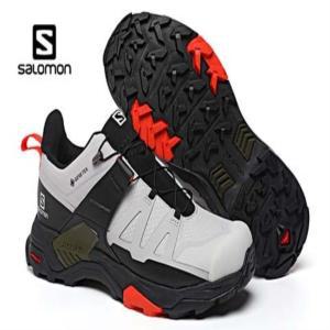 남자 경량등산화 오리지널 salomon X ULTRA4 GTX 남성용 등산 신발, salomon 야외 훈련 스니커즈, 사이즈 4