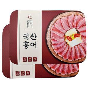 백년수산 국산 홍어 500g x 2팩 + 증정