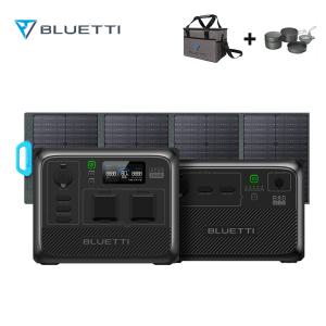 BLUETTI 블루에티 AC60+B80+PV120 파워뱅크세트 1209Wh 확장형 대용량배터리 초고속충전 캠핑용 차박용 태양광패널 120W 접이식 솔라패널 인산철 차박