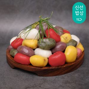 시루조아 굳지않는 오색 찹쌀송편, 1000g , 1개