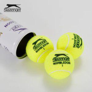 Slazenger WIMBLEDON 공 테니스 튜브 3 4 팩 표면에 사용 경쟁 훈련