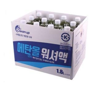 [OFK495R5]사계절 에탄올 워셔액 1 8L x 12개 1박스