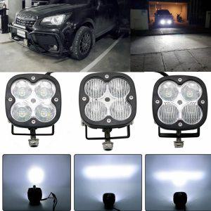 스팟 플러드 콤보 빔 LED 작업 조명, 오프로드 라이트, 자동차 트럭, SUV, ATV, UTV, UTE, 운전 조명, 12V,