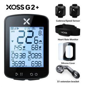 거치대 자전거 속도계 XOSS G + G2 plus 컴퓨터 GPS 2 세대 사이클링 무선 트래커 주행 거리계 도로 MTB AN