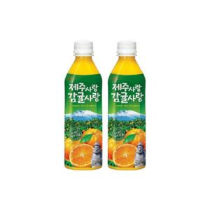 롯데 제주사랑 감귤사랑 500ml 24개