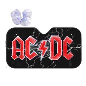 Ac Dc Band Star Sunshade Windscreen 더 벨 락 롤 호주 접이식 자동차 프론트 윈도우 바이저 자동차 차양