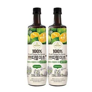 쁘띠첼 미초 깔라만시 900ml X2개묶음/홍초_MC