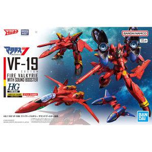 반다이 HG 1/100 VF-19改 파이어 발키리 사운드 부스터 장비 + 습식 데칼 합본 세트