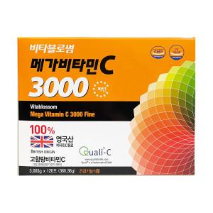 비타블로썸 메가비타민C 3000 파인 3003mg x 120포 1개 / 써클