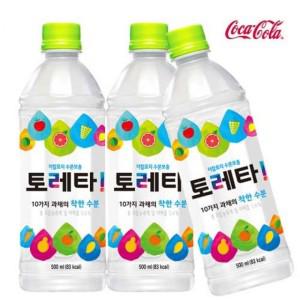 토레타 500ml X 24개 과채 음료 펫 주스 수 이온 혼합