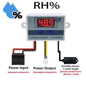 온습도계 센서, 습도 디지털 조절기, 습도계, 24V, XH-W3005, 12V, 조절 220V 스위치 컨트롤러