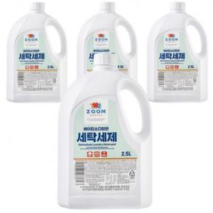 줌 베이직 베이킹소다 담은 액체 세탁세제, 2.5L, 4개 one option