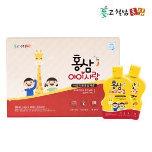 고철남홍삼 프리미엄 어린이 전체식홍삼 홍삼아이사랑 25ml x 30포