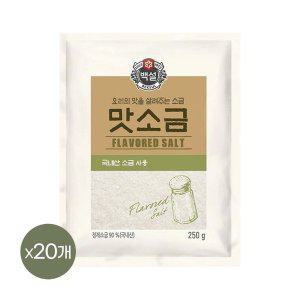 [CJ제일제당]백설 맛소금 250g x20개